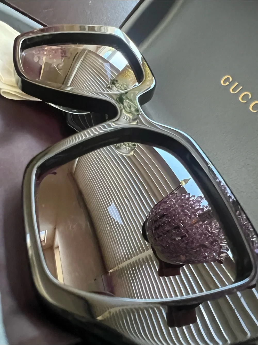 Gucci Black Cooper Sunglasses with Gradient Lenses BRAND NEW/NEVER WORN